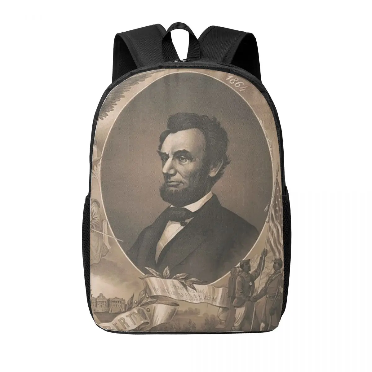 US Presidents George Abraham Lincoln Backpack Boys Girl Bookbag Children School Bags Travel Rucksack Portability Shoulder Bag
US Presidents George Abraham Lincoln Backpack Boys Girl Bookbag Children School Bags Travel Rucksack Portability Shoulder Bag