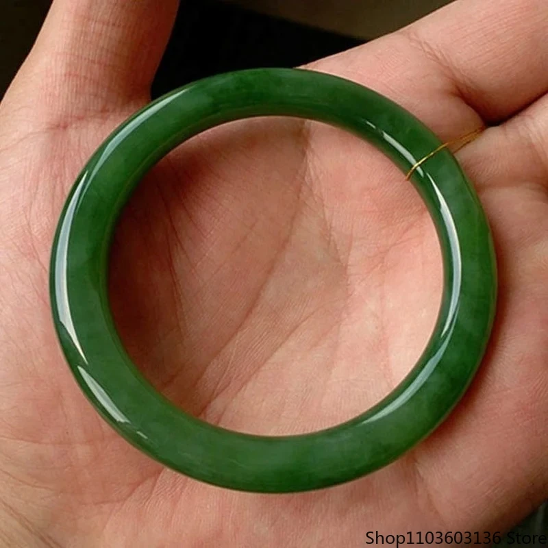 Natural Green Thin Round Bracelet Women's Jasper Bracelet Full Green Bangle Bracelet
Natural Green Thin Round Bracelet Women's Jasper Bracelet Full Green Bangle Bracelet