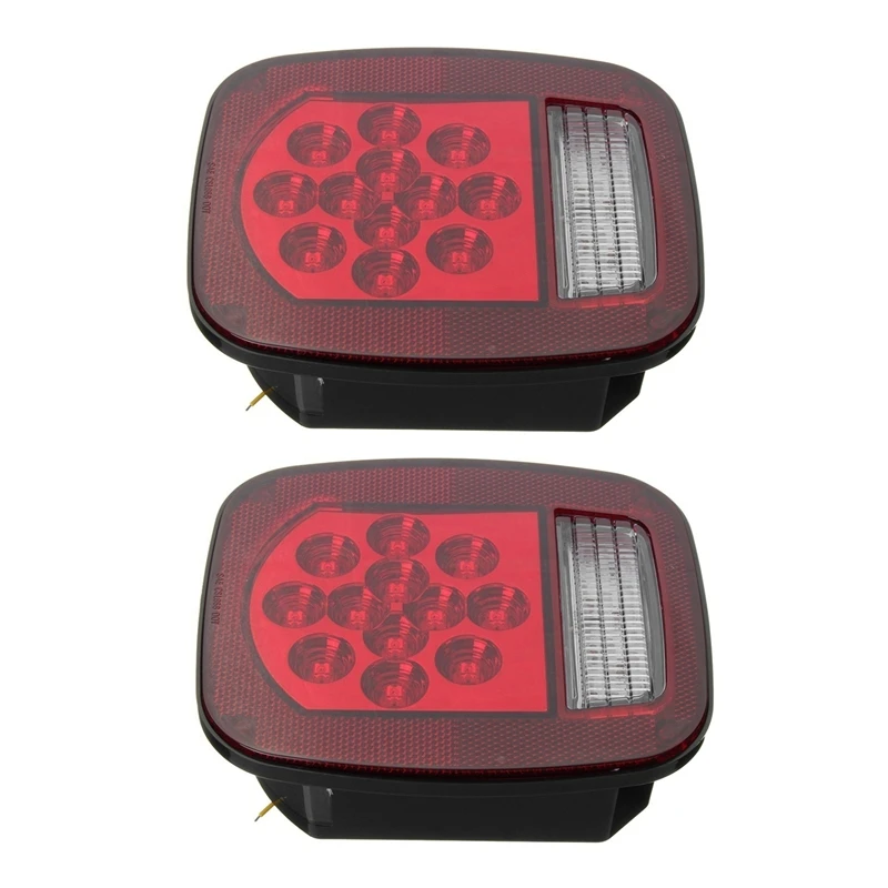 2Pcs Universal Red+White 39 LED Stop Brake Turn Tail Combination Light For Jeep TJ CJ YJ JK
2Pcs Universal Red+White 39 LED Stop Brake Turn Tail Combination Light For Jeep TJ CJ YJ JK