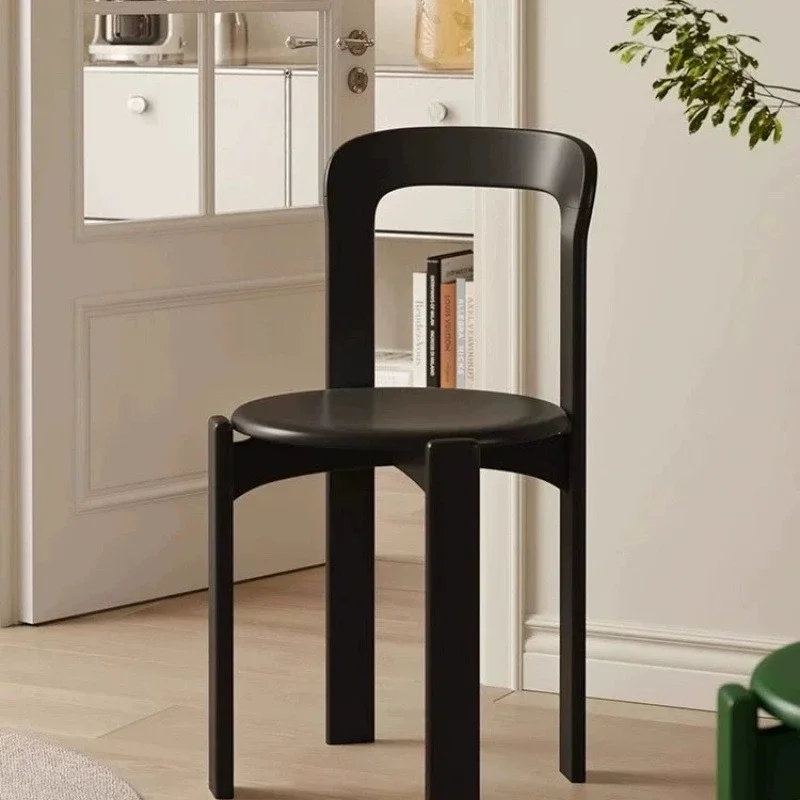 Nordic solid wood dining chair designer retro living room home backrest medieval color simple desk chair
Nordic solid wood dining chair designer retro living room home backrest medieval color simple desk chair
