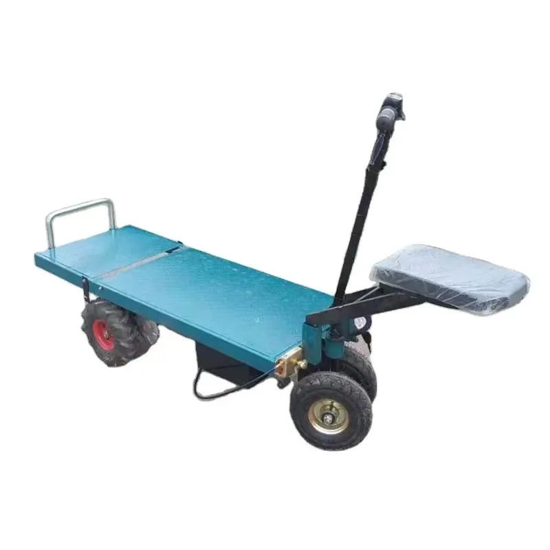 Electric flatbed trailers can be used to make moving vehicles, pull goods, and transport trolleys
Electric flatbed trailers can be used to make moving vehicles, pull goods, and transport trolleys
