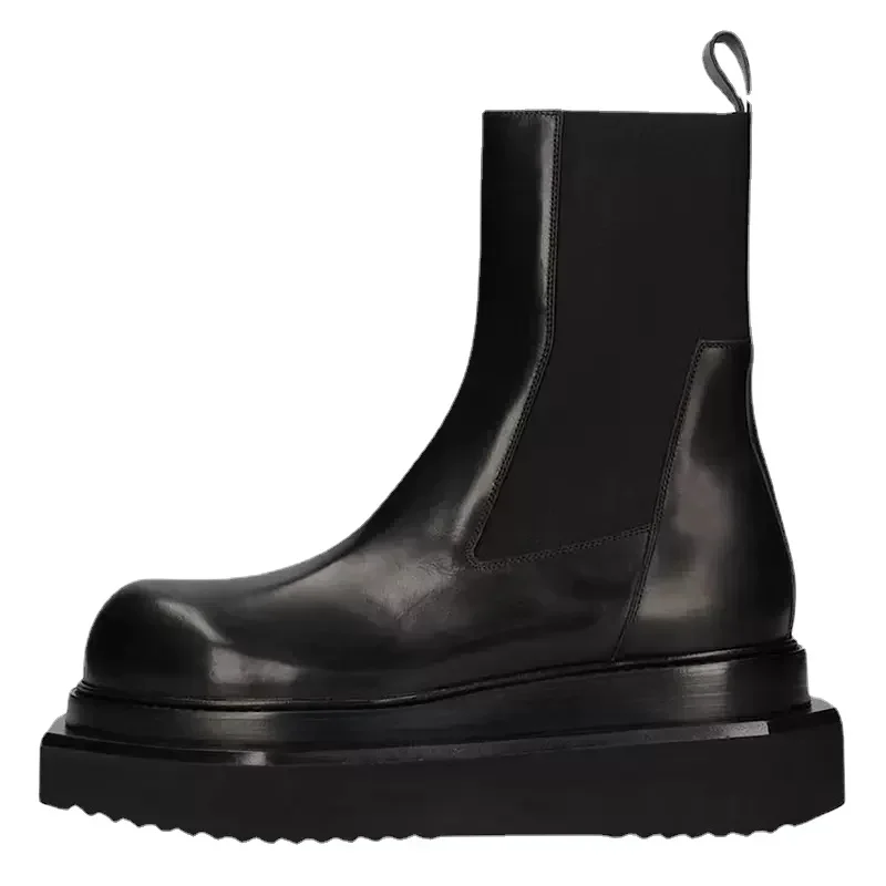 Street Fashion Motorcycle Boots Men Platform Chelsea Boots Genuine Leather Handmade Designer Men High Top Sneakers Winter Shoes
Street Fashion Motorcycle Boots Men Platform Chelsea Boots Genuine Leather Handmade Designer Men High Top Sneakers Winter Shoes