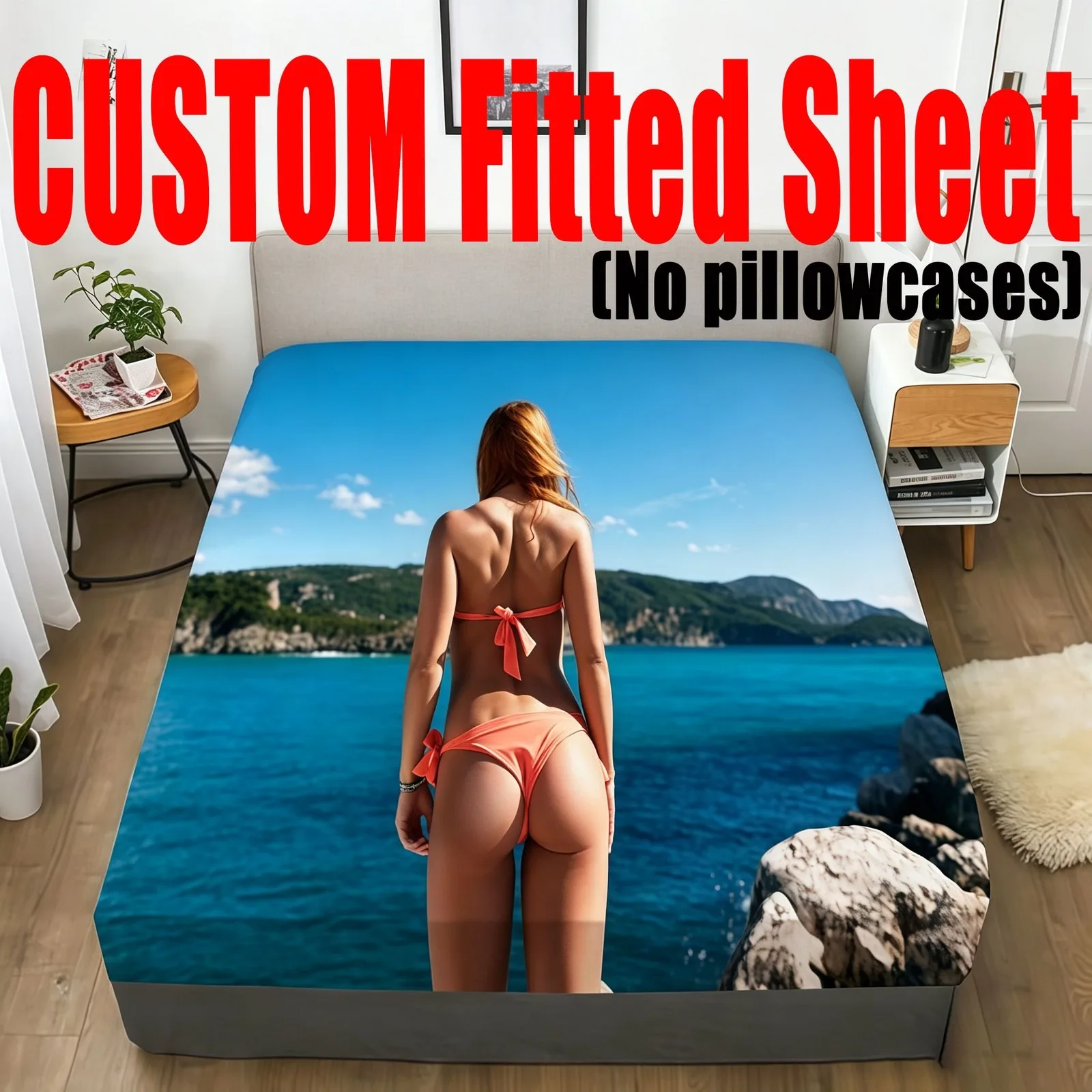 Custom Personalized Soft Polyester Fitted Sheet Your Design Deep Pocket 13"
Custom Personalized Soft Polyester Fitted Sheet Your Design Deep Pocket 13"