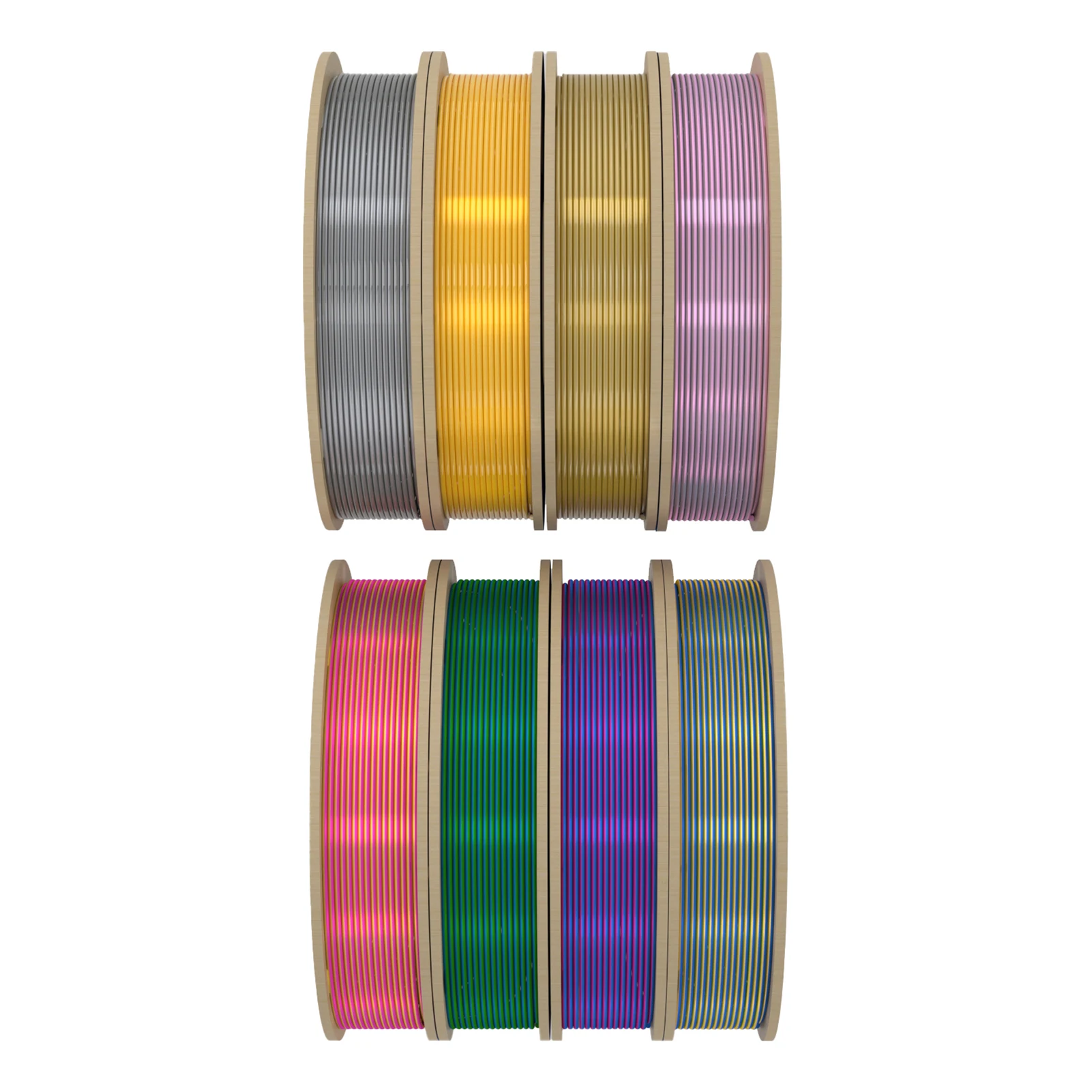 【New】CaiLab PLA+ Silk 3D Printer Filament Works with Most FDM 3D Printer 1.75mm Diameter 8 Roll Kit 200g per Spool Single-Color
【New】CaiLab PLA+ Silk 3D Printer Filament Works with Most FDM 3D Printer 1.75mm Diameter 8 Roll Kit 200g per Spool Single-Color