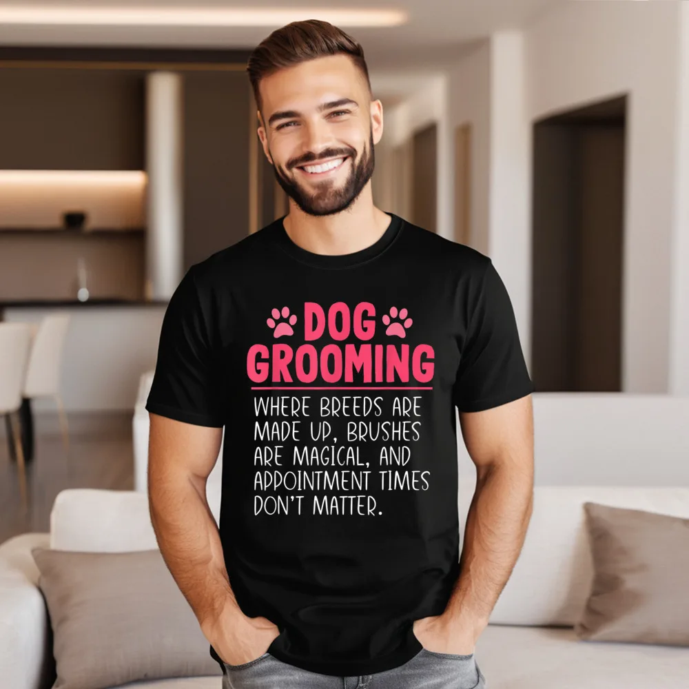 Dog Groomer Funny Breeds Joke Street Autumn 100% Cotton Crewneck Adult Tops Tees Geek Tee Shirts Latest Short Sleeve T Shirts
Dog Groomer Funny Breeds Joke Street Autumn 100% Cotton Crewneck Adult Tops Tees Geek Tee Shirts Latest Short Sleeve T Shirts