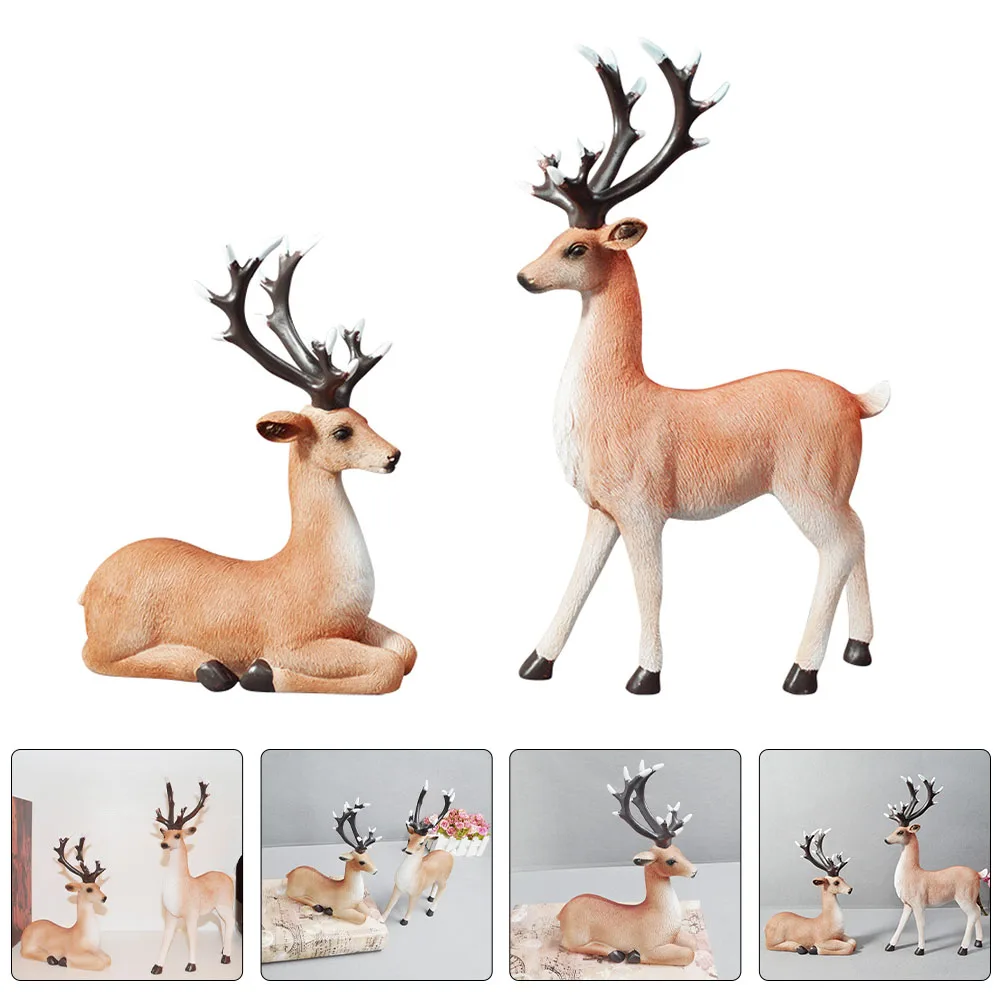 1Pair Couple Elk Resin Household Crafts Desktop Ornament Decoration for Living Room Bedroom Office Hotel Tabletop
1Pair Couple Elk Resin Household Crafts Desktop Ornament Decoration for Living Room Bedroom Office Hotel Tabletop