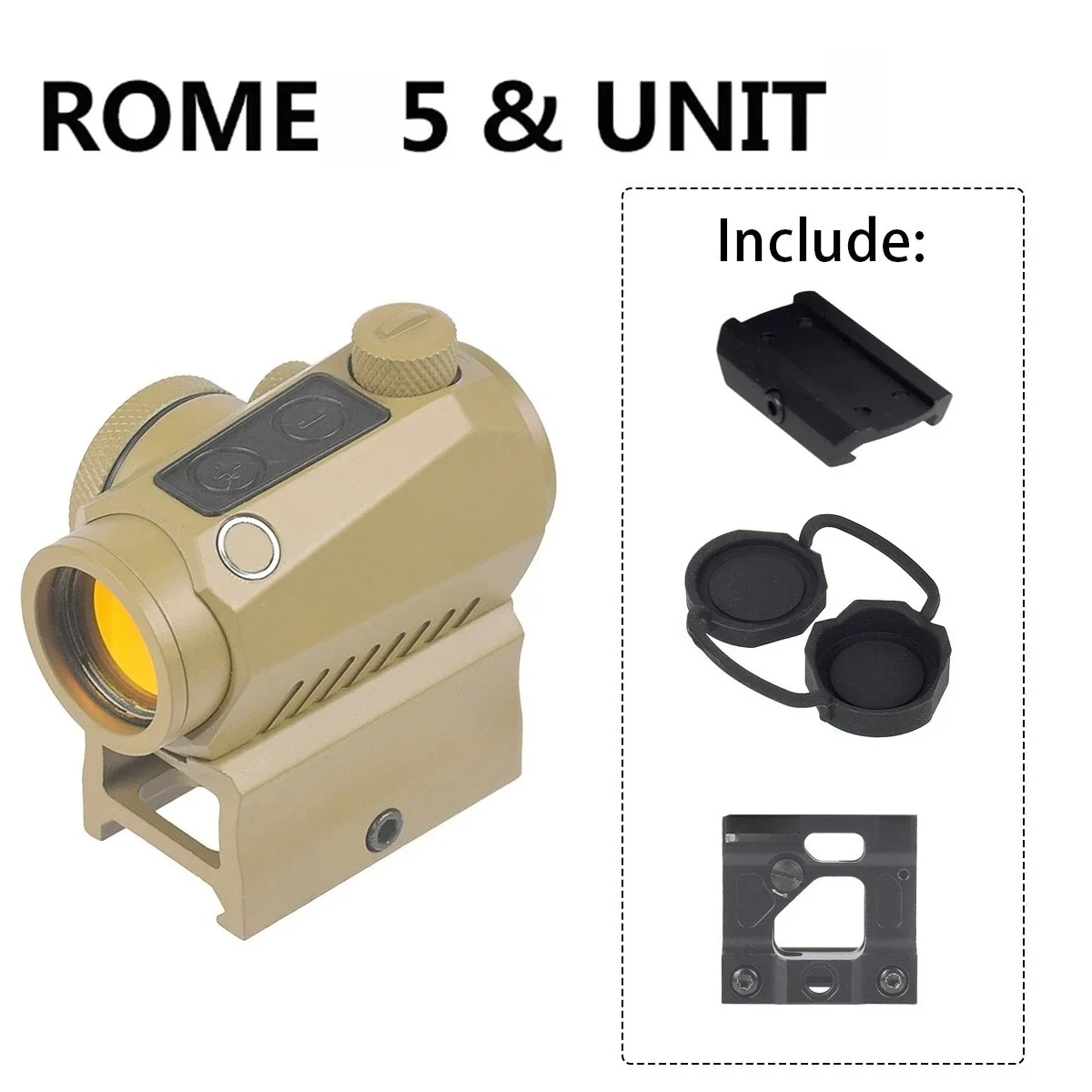 Airsoft ROME 5 Red Dot Sight Holographic Reflex Compact 2 MOA Riflescope With UNIT Fast Mount AR15 M4 M16 AK47 Hunting RM Scope
Airsoft ROME 5 Red Dot Sight Holographic Reflex Compact 2 MOA Riflescope With UNIT Fast Mount AR15 M4 M16 AK47 Hunting RM Scope
