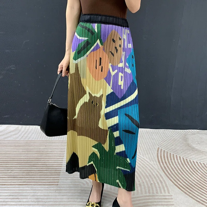 Miyake Pleated Skirt Plisse Personality 2026 Summer New Printed Pleats Jupe High Waist Elegant Slimming High Waist Half Skirt
Miyake Pleated Skirt Plisse Personality 2026 Summer New Printed Pleats Jupe High Waist Elegant Slimming High Waist Half Skirt