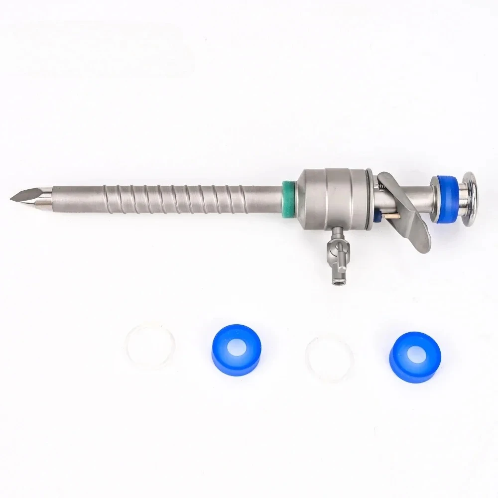 Medical Laparoscopic Reusable Trocar Press Type with screw 10mm for Laparoscopy
Medical Laparoscopic Reusable Trocar Press Type with screw 10mm for Laparoscopy