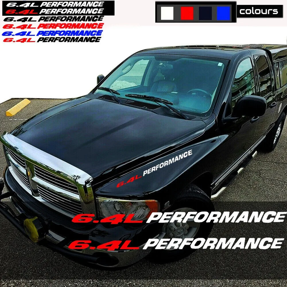 Car Hood Emblem Stickers Decals 6.4L PERFORMANCE For Dodge Ram 1500 2500 3500 392 2pcs Exterior Accessories
Car Hood Emblem Stickers Decals 6.4L PERFORMANCE For Dodge Ram 1500 2500 3500 392 2pcs Exterior Accessories