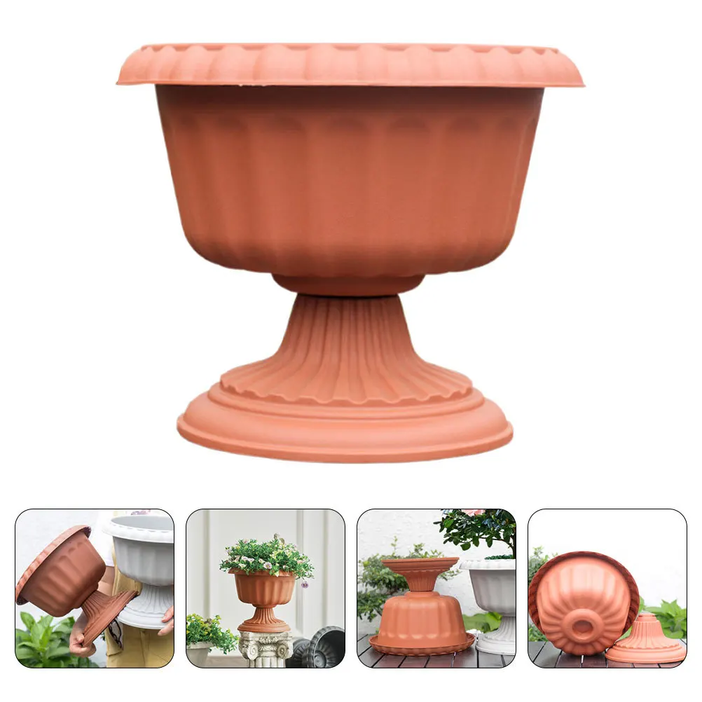 Roman Flowerpot Retro Style Plastic Planter For Wedding Decoration Garden Pathway Indoor Outdoor Vintage Home Decor Succulents
Roman Flowerpot Retro Style Plastic Planter For Wedding Decoration Garden Pathway Indoor Outdoor Vintage Home Decor Succulents