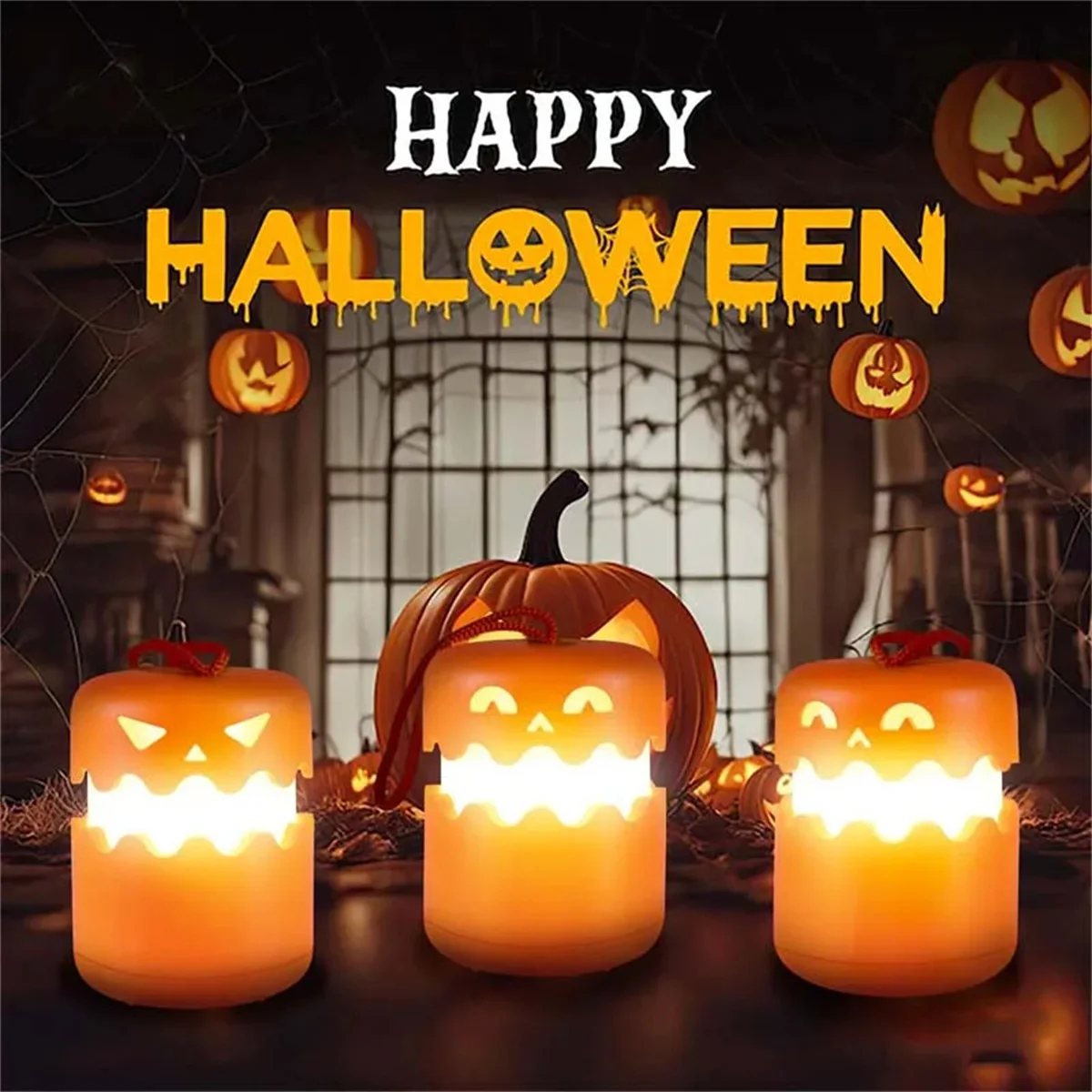 Foldable LED Pumpkin Light Portable Halloween Decorations Lantern with Lanyard 8-10H Battery Party Decor
Foldable LED Pumpkin Light Portable Halloween Decorations Lantern with Lanyard 8-10H Battery Party Decor