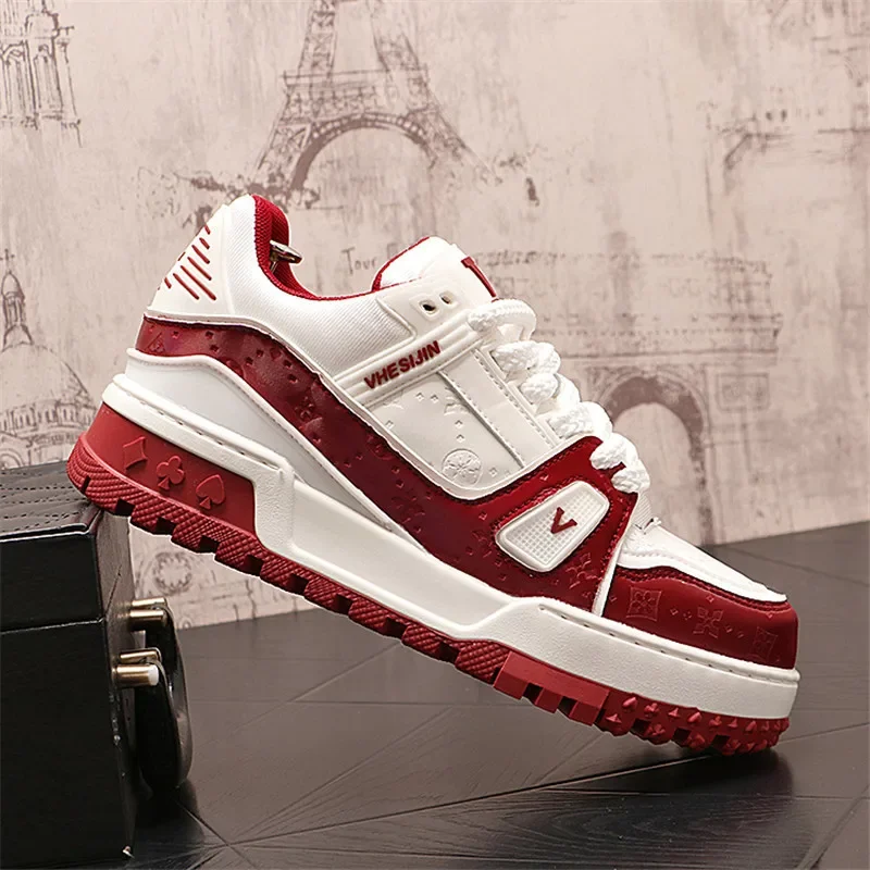 Designer Wedding Party Men Shoes Autumn Fashion Casual Sneakers Man Thick Bottom Walking Office Leisure Loafers Shoes for Men
Designer Wedding Party Men Shoes Autumn Fashion Casual Sneakers Man Thick Bottom Walking Office Leisure Loafers Shoes for Men
