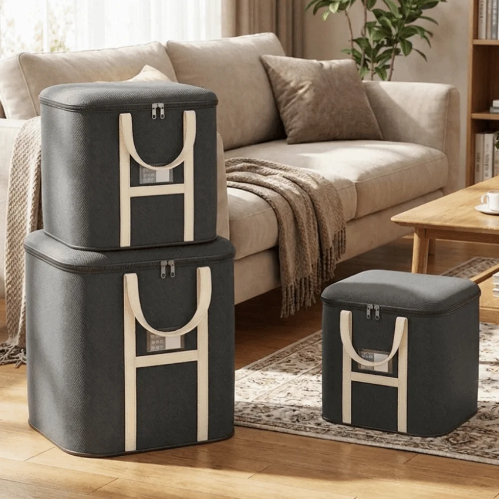 Large Capacity Quilt Clothes Storage Bag Waterproof Folding Clothes Storage Bags with Handle Dust-proof Moving Package Bag
Large Capacity Quilt Clothes Storage Bag Waterproof Folding Clothes Storage Bags with Handle Dust-proof Moving Package Bag