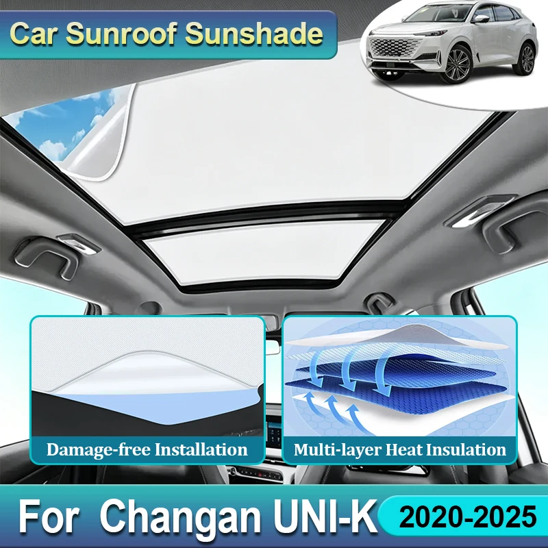 Car Sunshades For Changan UNI-K UNIK UNI K Accessories Interior 2020~2025 Electrostatic Adsorption Sunshade Panoramic Sunroof
Car Sunshades For Changan UNI-K UNIK UNI K Accessories Interior 2020~2025 Electrostatic Adsorption Sunshade Panoramic Sunroof