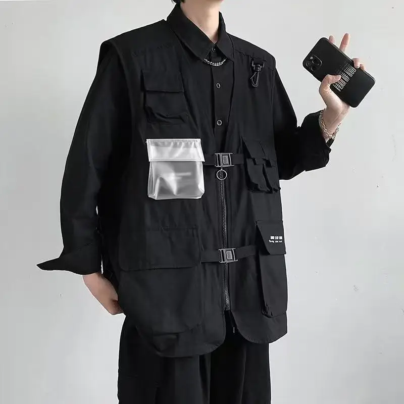 Loose Fashionable Pocket Vest Fishing Travel Jacket Men'S Outdoor Multi Pocket Japanese Workwear Functional Summer Fishing Gear
Loose Fashionable Pocket Vest Fishing Travel Jacket Men'S Outdoor Multi Pocket Japanese Workwear Functional Summer Fishing Gear
