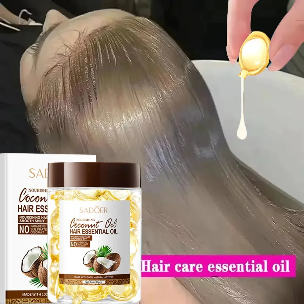 Magic Hair Vitamin Capsule Keratin Oil Fast Restore Hair Soft Smooth Shiny Deep Moisturizer Frizzy Dry Scalp Hair Care Products
Magic Hair Vitamin Capsule Keratin Oil Fast Restore Hair Soft Smooth Shiny Deep Moisturizer Frizzy Dry Scalp Hair Care Products