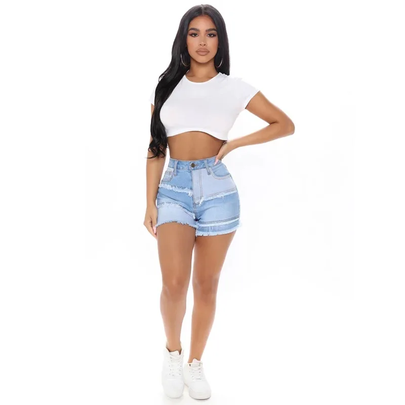 Women High Waist Fashion Hipster Bleached Ripped Light-colored Denim Shorts Sexy Slim Pockets
Women High Waist Fashion Hipster Bleached Ripped Light-colored Denim Shorts Sexy Slim Pockets