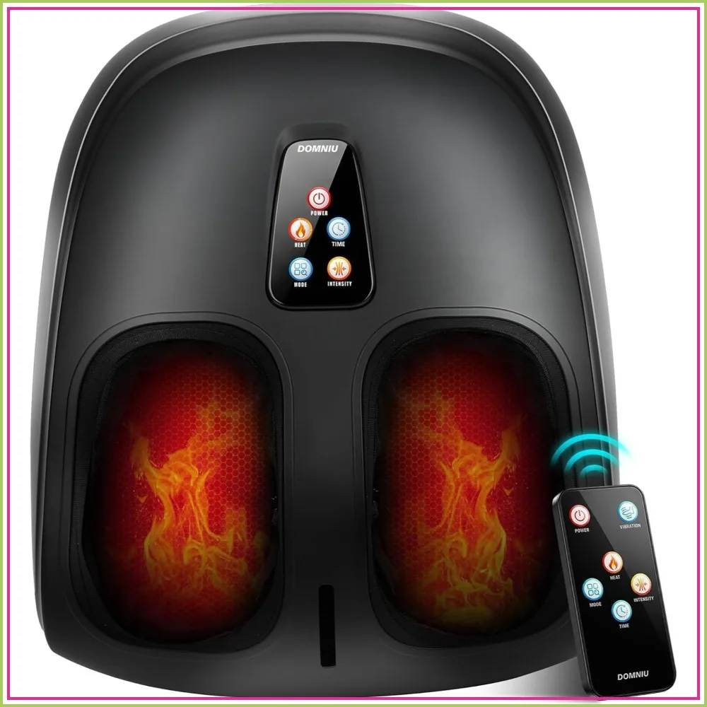 Shiatsu Foot Massager Machine with Heat, Deep Kneading for Pain Relief, Plantar Fasciitis, Neuropathy, Gift for Women/Men, Fits up to Size 13
Shiatsu Foot Massager Machine with Heat, Deep Kneading for Pain Relief, Plantar Fasciitis, Neuropathy, Gift for Women/Men, Fits up to Size 13