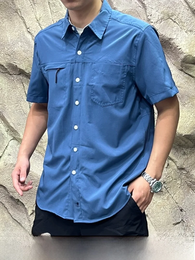 Outdoor Fishing Series Men's Short Sleeve Shirt Quick Dry Elastic Sun Protection Breathable Casual Style Polyester Blend
Outdoor Fishing Series Men's Short Sleeve Shirt Quick Dry Elastic Sun Protection Breathable Casual Style Polyester Blend