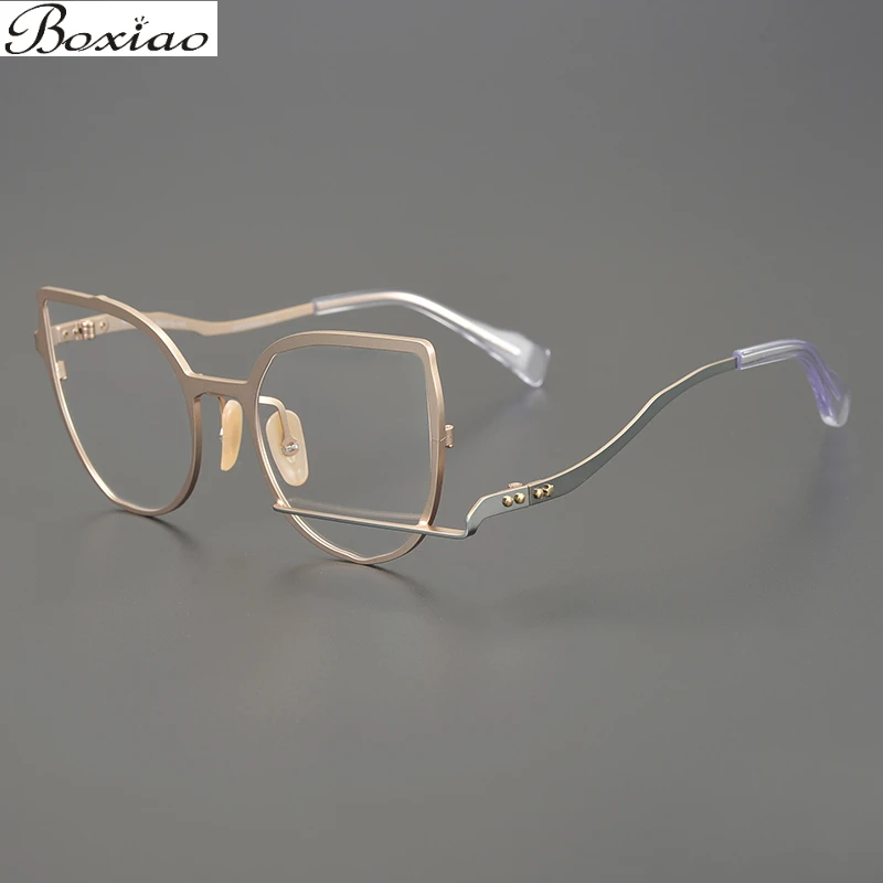 Butterfly Style Glasses Frame Fashion Retro Titanium Foreign Trade Handmade Big Face Myopia Blue Light Prevention Frame Quality
Butterfly Style Glasses Frame Fashion Retro Titanium Foreign Trade Handmade Big Face Myopia Blue Light Prevention Frame Quality