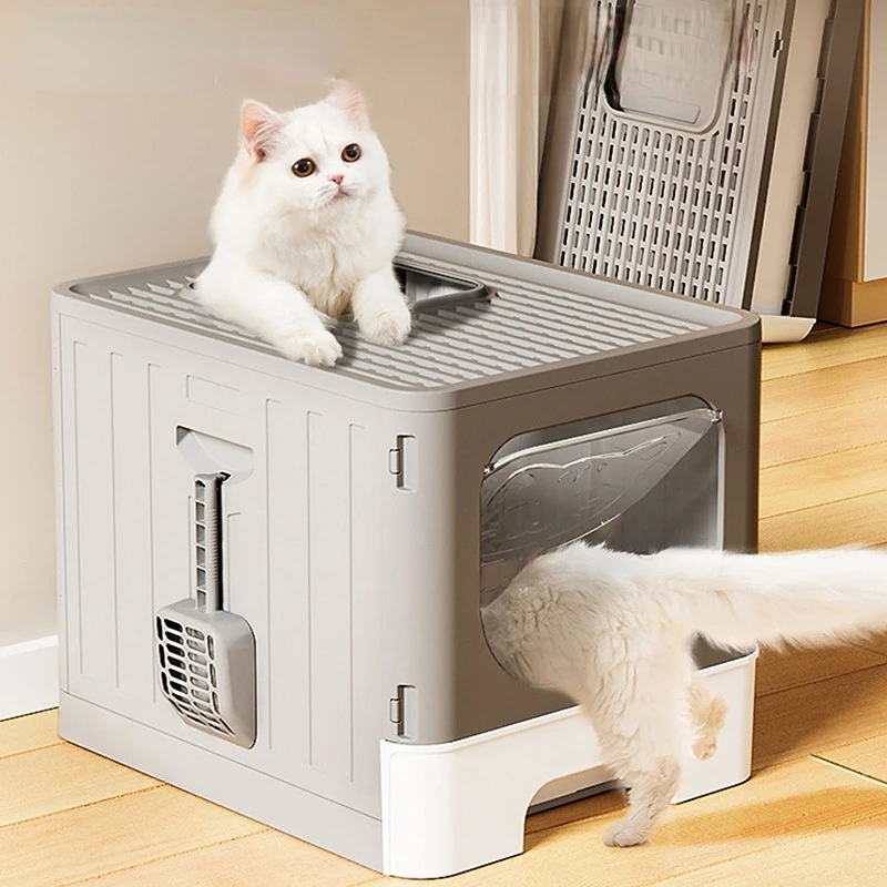 Foldable Closed Large Space Cat Litter Box, Thickened Cat Litter Box, Large Cleaning Supplies
Foldable Closed Large Space Cat Litter Box, Thickened Cat Litter Box, Large Cleaning Supplies