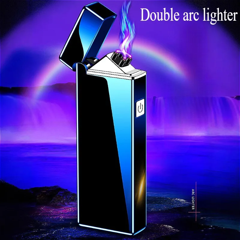 Electronic USB Pulse Double Arc Lighter Windproof Flameless High-power Smoking Accessory and Touch Sensitive Cigarette Lighters
Electronic USB Pulse Double Arc Lighter Windproof Flameless High-power Smoking Accessory and Touch Sensitive Cigarette Lighters
