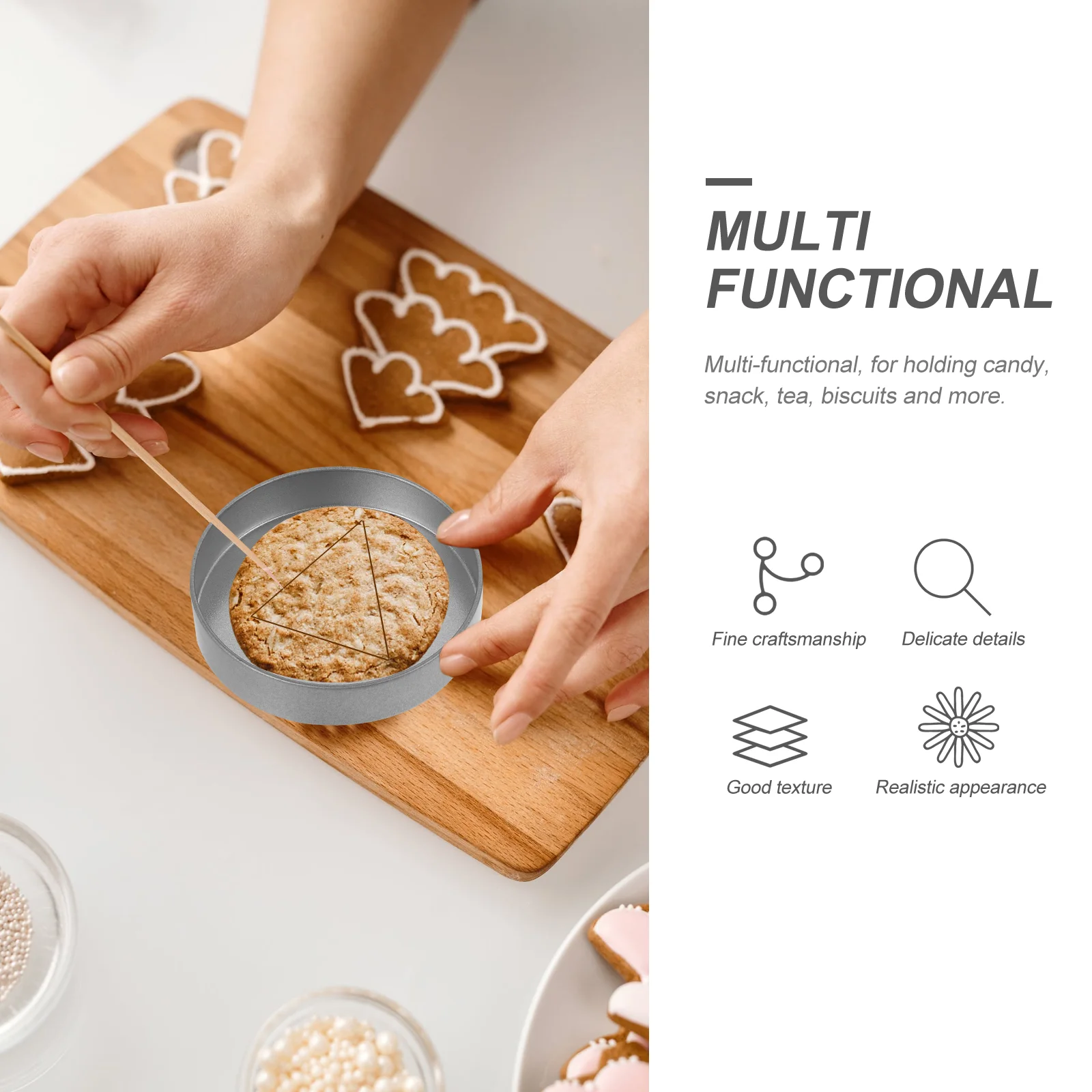 3 Sets Biscuit Mold DIY Cookie Needle Aluminium Baking Tool Cake Chocolate Candy Food Accessory Pastry Making Kit 
3 Sets Biscuit Mold DIY Cookie Needle Aluminium Baking Tool Cake Chocolate Candy Food Accessory Pastry Making Kit