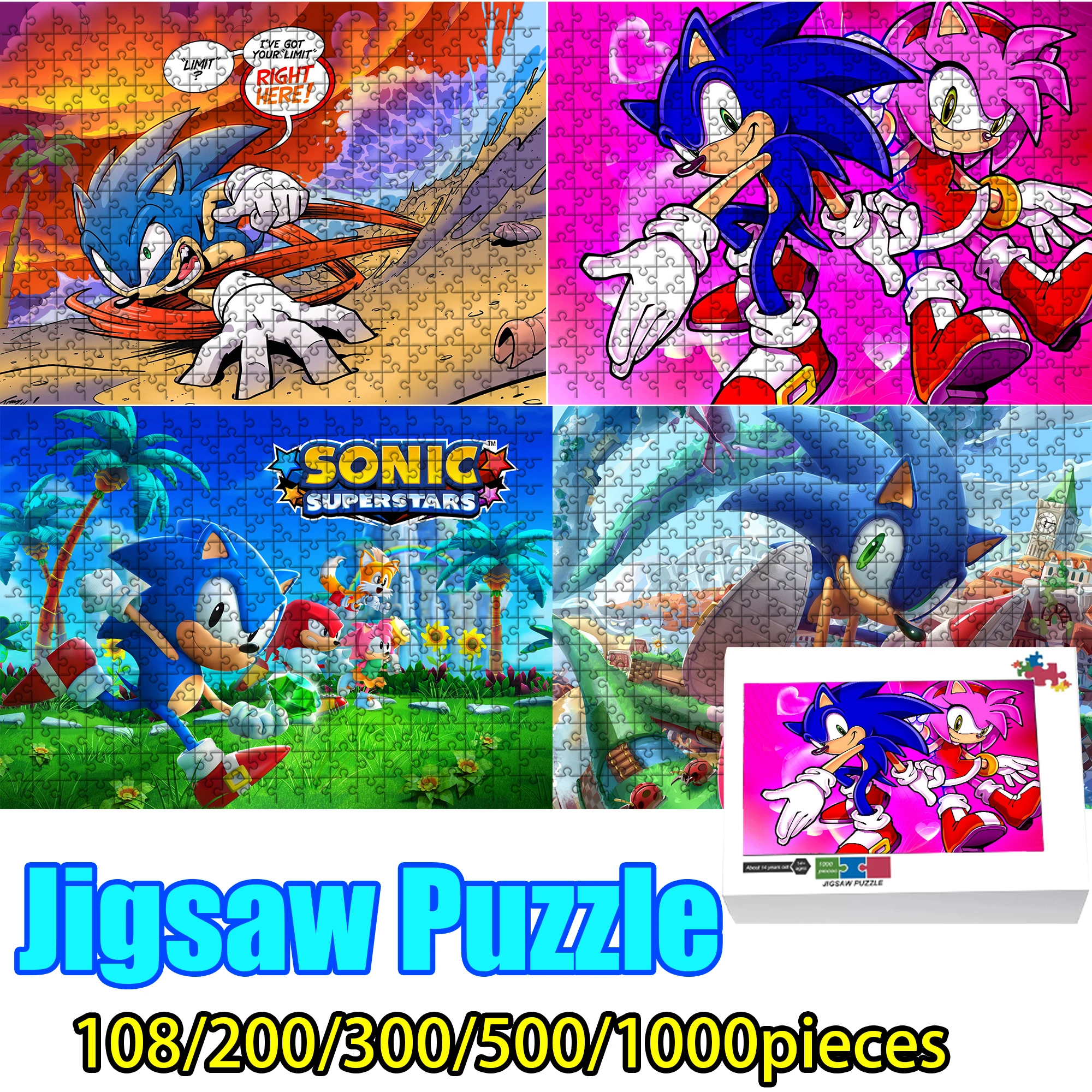 Деревянный пазл Sonic, 108/200/300/500/1000 элементов, подарок для снятия стресса для взрослых фанатов, высокое качество
Деревянный пазл Sonic, 108/200/300/500/1000 элементов, подарок для снятия стресса для взрослых фанатов, высокое качество