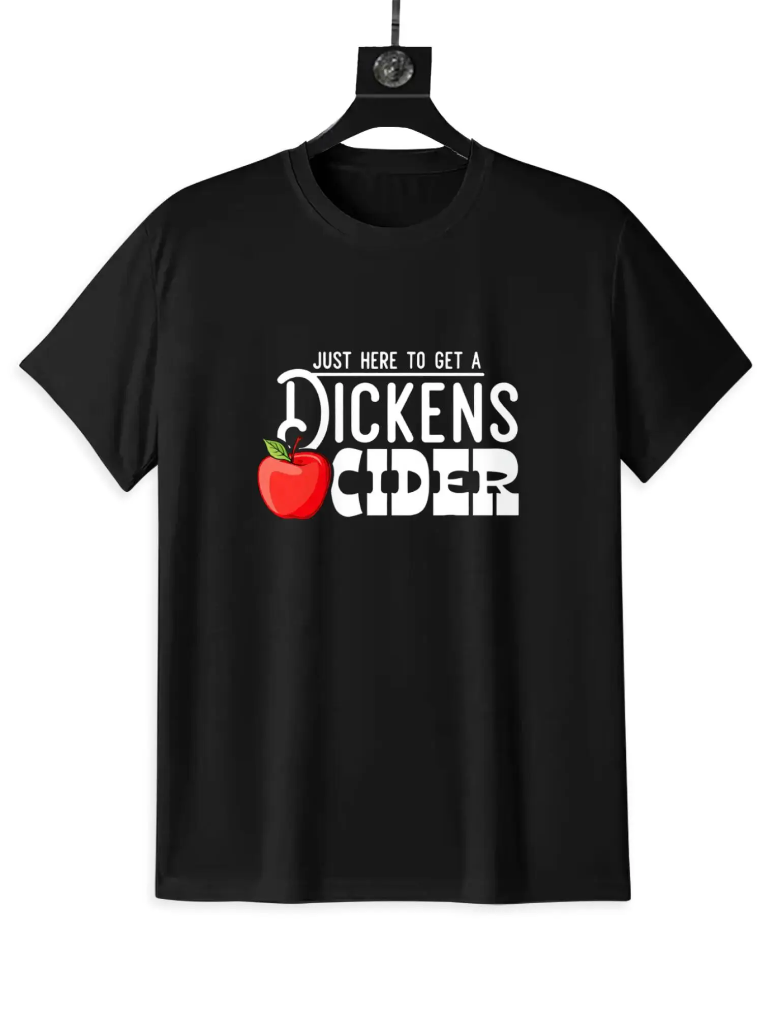 Men'S Casual Crew Neck T-Shirt "Just Here to Get a Dickens Cider"
Men'S Casual Crew Neck T-Shirt "Just Here to Get a Dickens Cider"