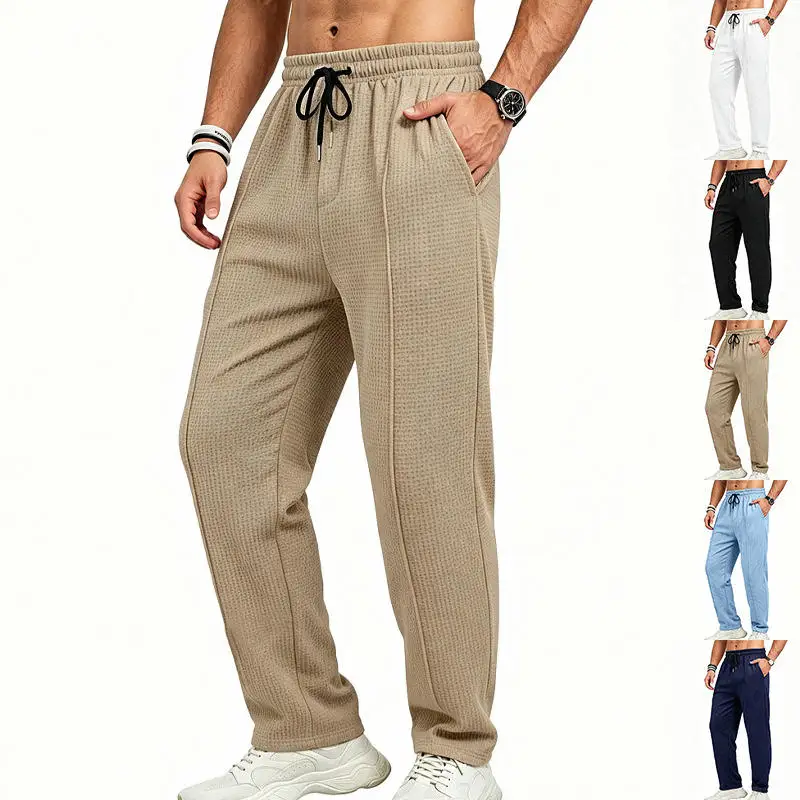 Loose Men's Color Breathable Running Casual Pants Straight Leg Comfortable Long Trousers Daily Wear Neutral Style
Loose Men's Color Breathable Running Casual Pants Straight Leg Comfortable Long Trousers Daily Wear Neutral Style