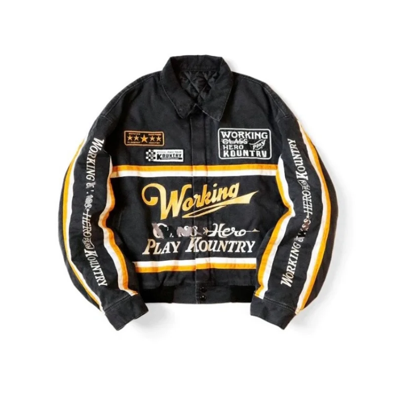 Mens Clothing Kapital Japanese batik embroidery motorcycle long-sleeved cotton jacket Ropa hombre
Mens Clothing Kapital Japanese batik embroidery motorcycle long-sleeved cotton jacket Ropa hombre