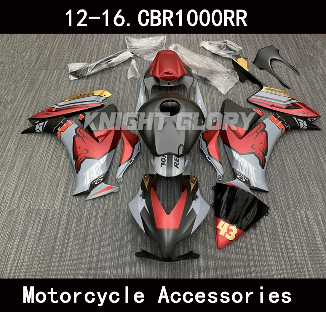 Plastic motorcycle cover kit suitable for CBR1000RR models from2012 2013 2014 2015 2016 High-quality ABS injection molded kit.
Plastic motorcycle cover kit suitable for CBR1000RR models from2012 2013 2014 2015 2016 High-quality ABS injection molded kit.