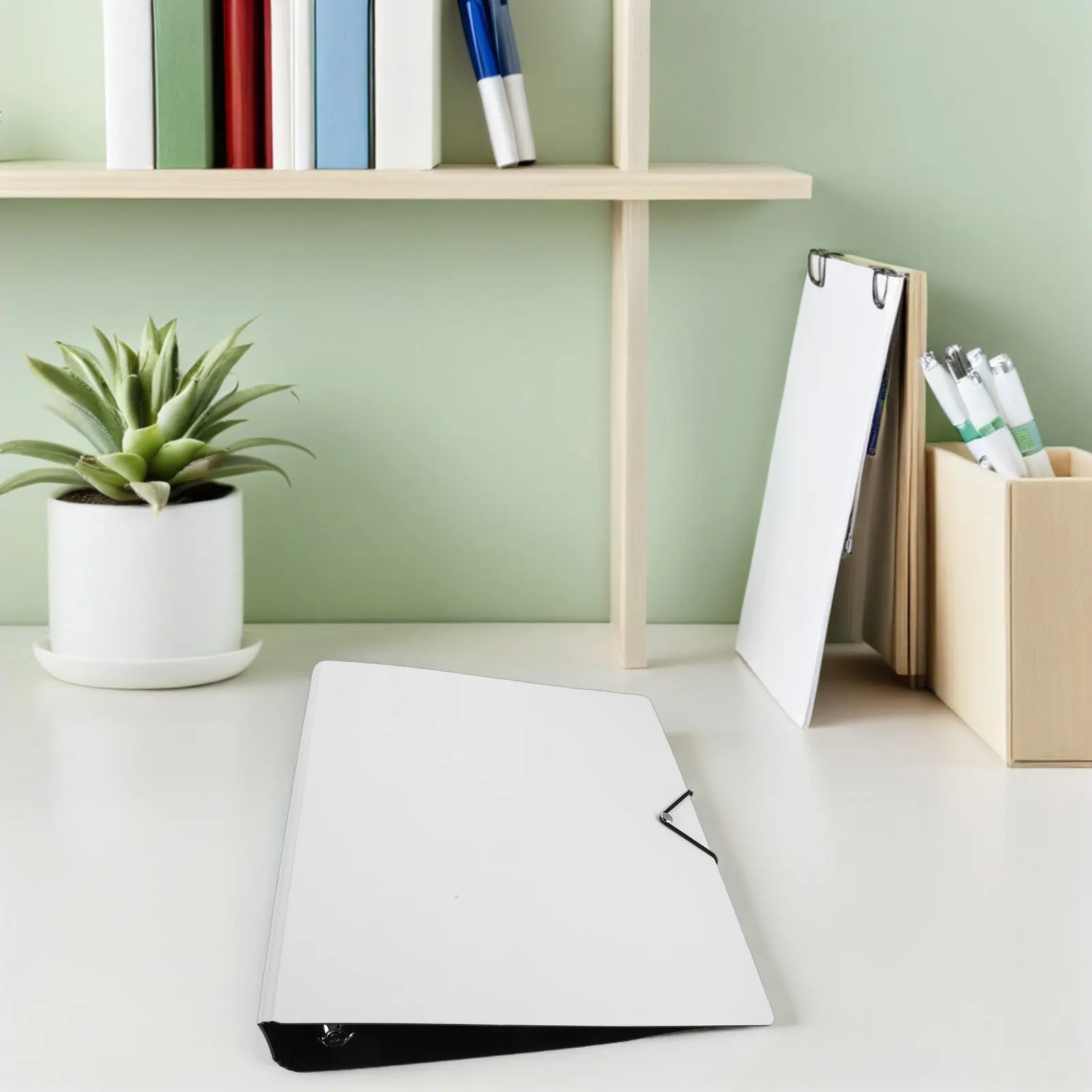 Loose Leaf Notebook Cover 4-Ring Plastic Refillable Binder Shell White for A4 Photo Storage Receipt Organizer 4 Hole Folder
Loose Leaf Notebook Cover 4-Ring Plastic Refillable Binder Shell White for A4 Photo Storage Receipt Organizer 4 Hole Folder
