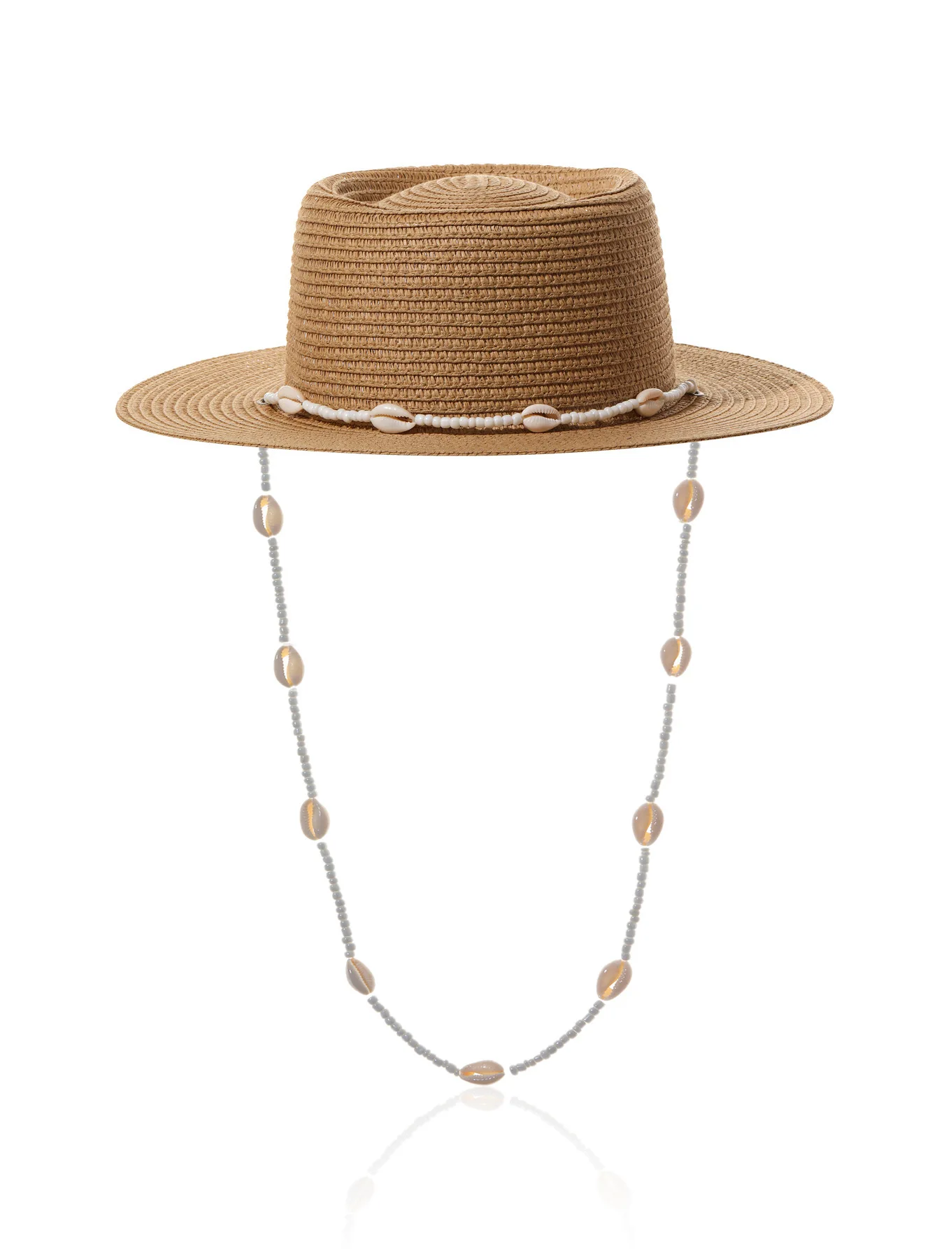 Summer personalized shell necklace straw hat summer sun shading women's sun hat elegant vacation, foldable concave top straw hat
Summer personalized shell necklace straw hat summer sun shading women's sun hat elegant vacation, foldable concave top straw hat