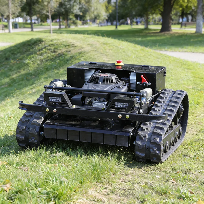 Customized tracked all terrain lawn mower with remote control for farm orchard weeding and cleaning equipment
Customized tracked all terrain lawn mower with remote control for farm orchard weeding and cleaning equipment