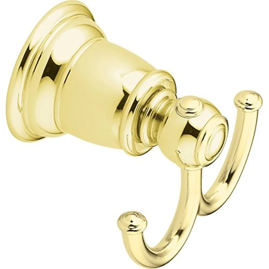 Kingsley Double Robe Hook, Polished Brass
Kingsley Double Robe Hook, Polished Brass
