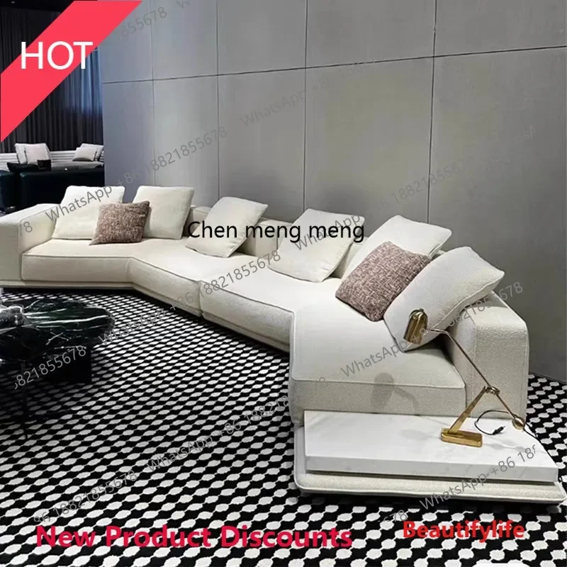 P32 Horizon sofa large flat layer cotton and linen fabric corner sofa living room designer sofa
P32 Horizon sofa large flat layer cotton and linen fabric corner sofa living room designer sofa