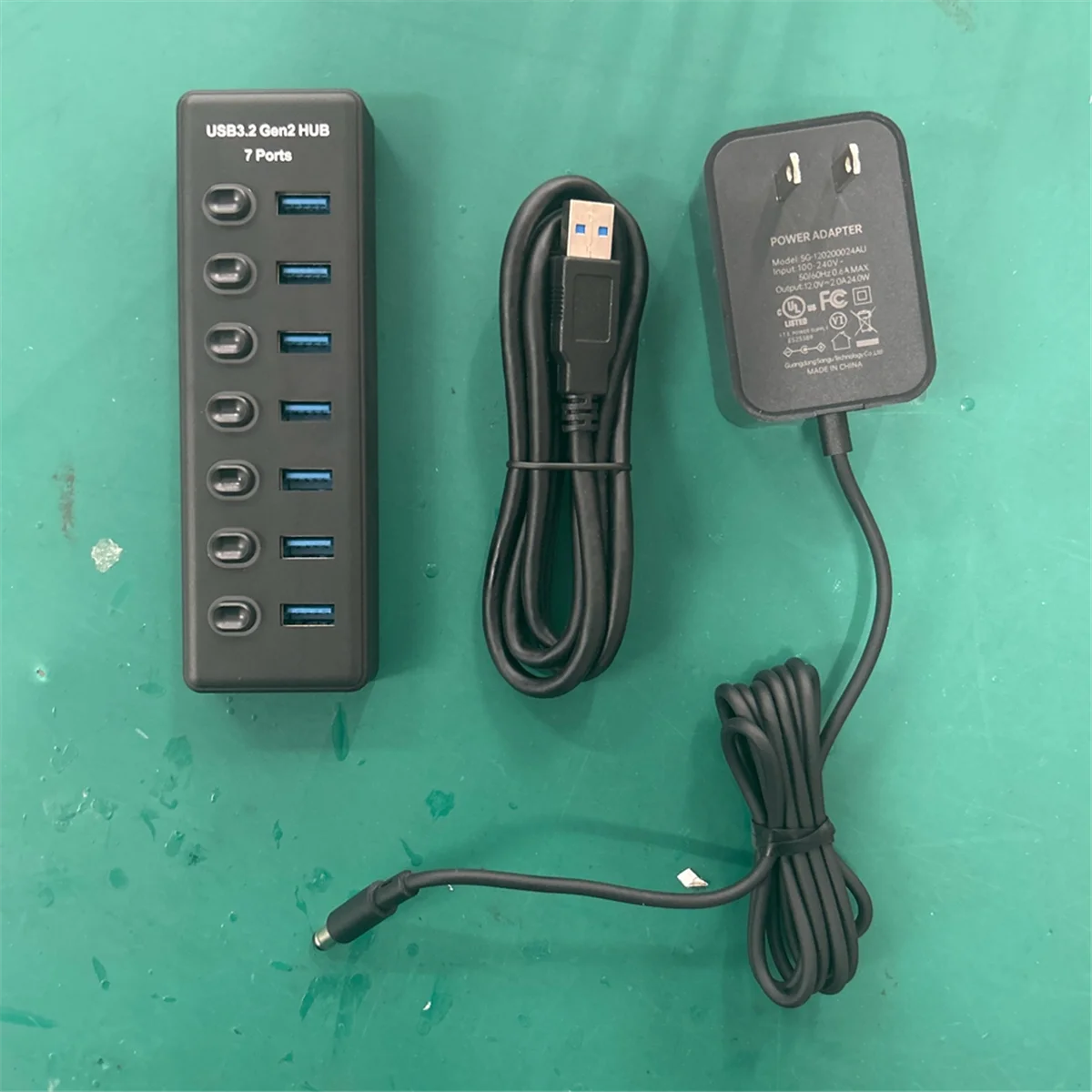 Порт ATP-7, концентратор USB3.2 Gen2, концентратор USB 3.0 10 Гбит/с с индивидуальным переключателем, светодиодный индикатор управления с адаптером питания, вилка стандарта США
Порт ATP-7, концентратор USB3.2 Gen2, концентратор USB 3.0 10 Гбит/с с индивидуальным переключателем, светодиодный индикатор управления с адаптером питания, вилка стандарта США