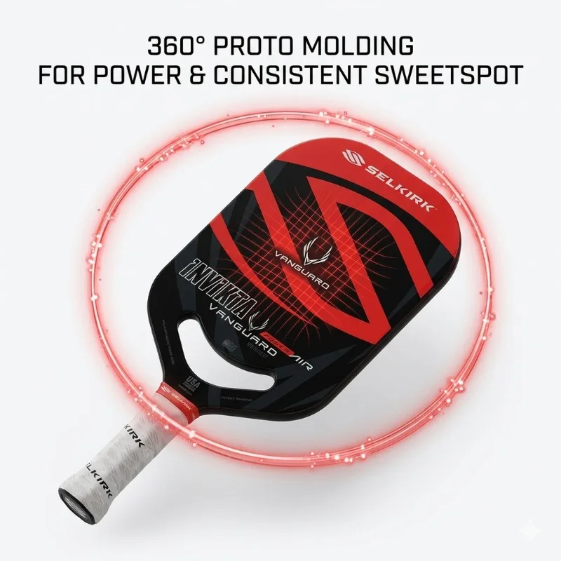 Selkirk Vanguard Pickleball Paddle Carbon Fiber 360 Proto Molding Professional Power Air Pro Control Flexfoam Sport Racket
Selkirk Vanguard Pickleball Paddle Carbon Fiber 360 Proto Molding Professional Power Air Pro Control Flexfoam Sport Racket