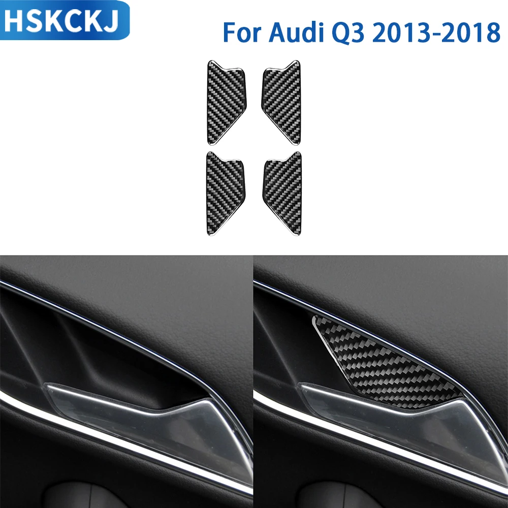 For Audi Q3 2013-2018 Accessories Real Soft Carbon Fiber Car Inner Door Handle Bowl Panel Cover Trim Sticker
For Audi Q3 2013-2018 Accessories Real Soft Carbon Fiber Car Inner Door Handle Bowl Panel Cover Trim Sticker