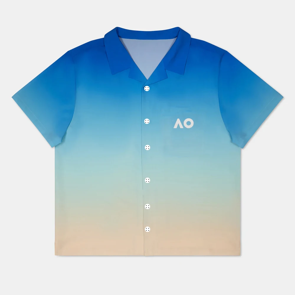 2025 Hot Selling Men's Australian Open Shirt Gradient Lifestyle Causal Loose Oversized Shirt Cool And Comfortable Sky Blue Shirt
2025 Hot Selling Men's Australian Open Shirt Gradient Lifestyle Causal Loose Oversized Shirt Cool And Comfortable Sky Blue Shirt