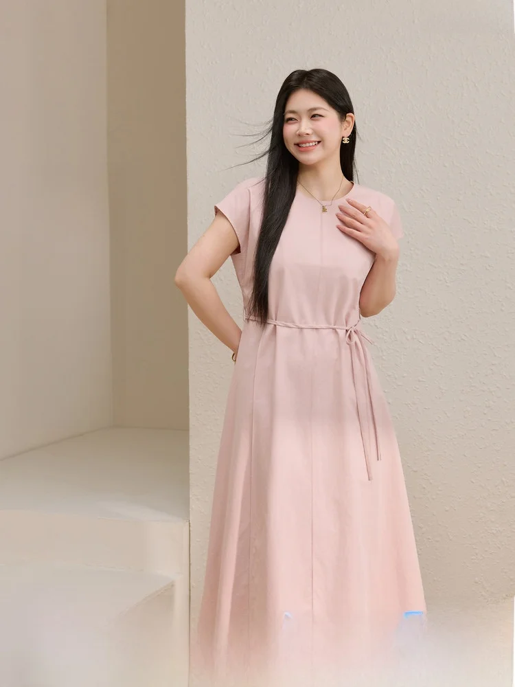 Waist-Cinching round Neck Line Carving Dress plus Size Women's Fashion Summer New A-Line Skirt Korean Style Commute Wind
Waist-Cinching round Neck Line Carving Dress plus Size Women's Fashion Summer New A-Line Skirt Korean Style Commute Wind