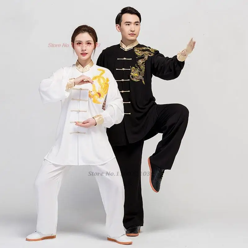 2025 chinese vintage tai chi clothing dragon embroidery training tops+pants set martial arts taijiquan exercise cotton linen set
2025 chinese vintage tai chi clothing dragon embroidery training tops+pants set martial arts taijiquan exercise cotton linen set