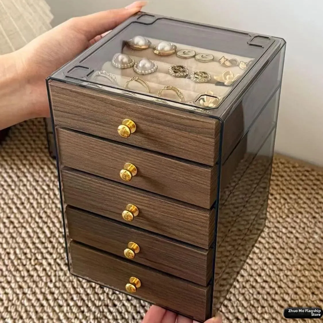 Элитная шкатулка для украшений из орехового дерева, многослойная, для хранения ожерелий, серег, колец, пусет, вместительный футляр для ювелирных изделий
Элитная шкатулка для украшений из орехового дерева, многослойная, для хранения ожерелий, серег, колец, пусет, вместительный футляр для ювелирных изделий