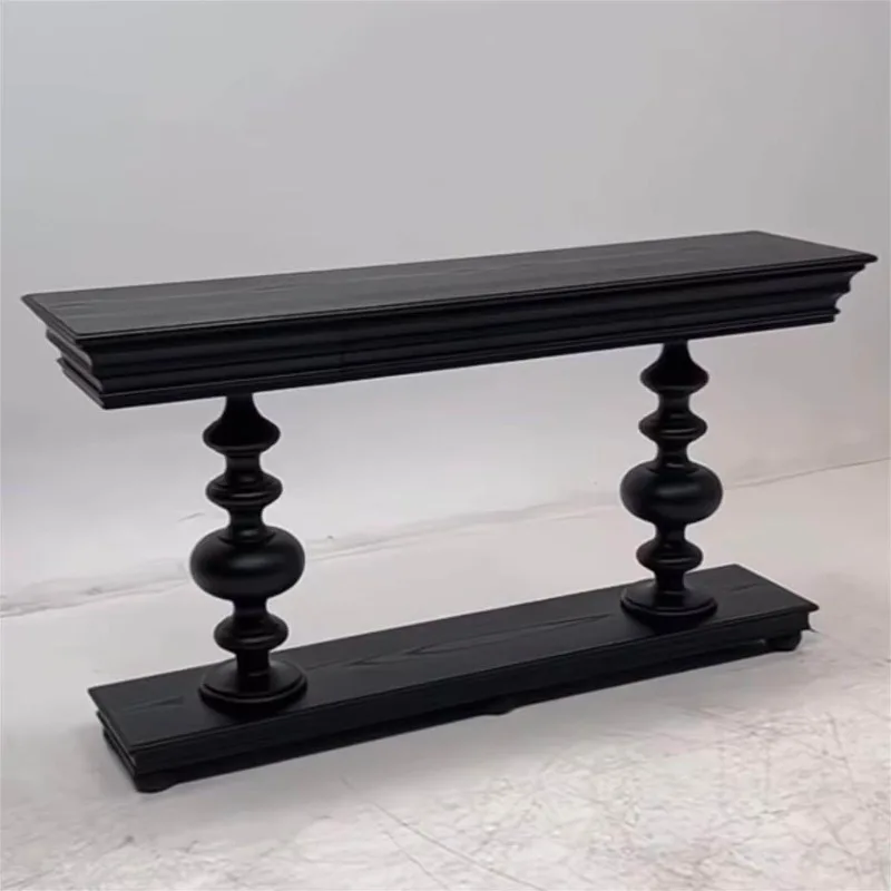 French retro solid wood entrance table retro style entrance table living room entry is narrow
French retro solid wood entrance table retro style entrance table living room entry is narrow