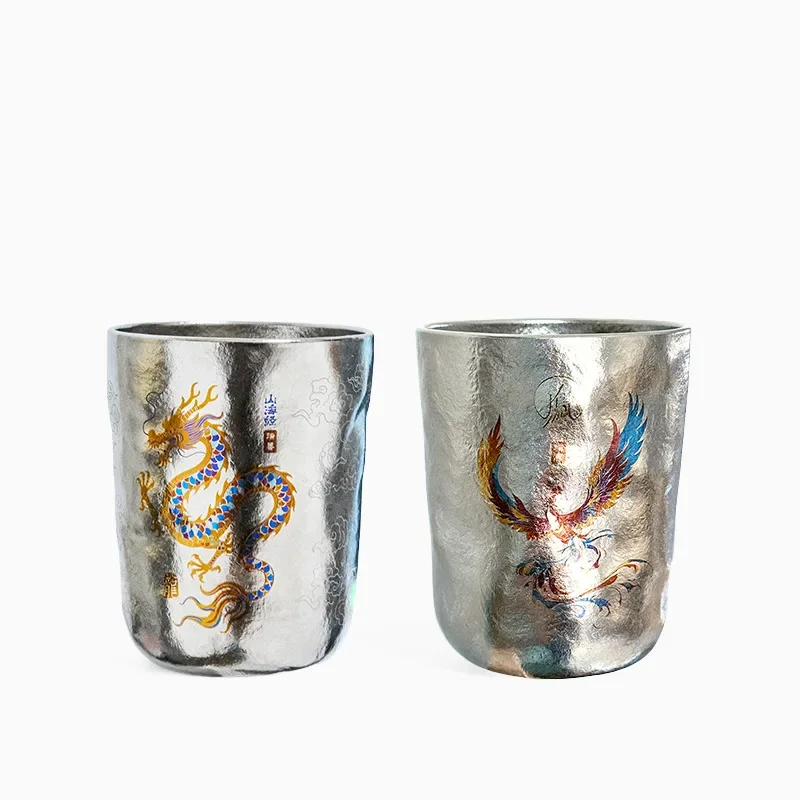 Pure Titanium Handmade Beer Cup, Portable Outdoor Camping Japanese Tea and Coffee Cup, Handmade Crafts
Pure Titanium Handmade Beer Cup, Portable Outdoor Camping Japanese Tea and Coffee Cup, Handmade Crafts