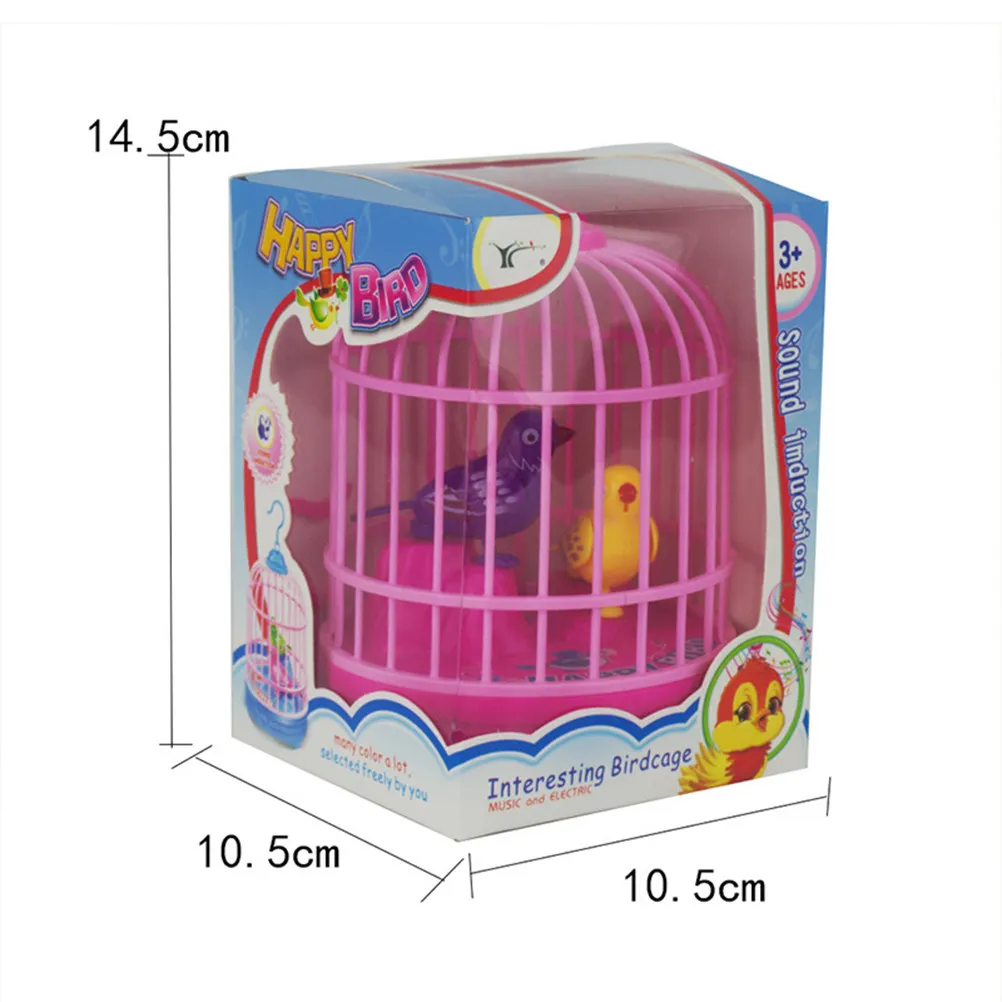1Pcs Sound Activated Voice Control Simulation Bird Cage Interactive Funny Decoration for Animal Party Joke
1Pcs Sound Activated Voice Control Simulation Bird Cage Interactive Funny Decoration for Animal Party Joke