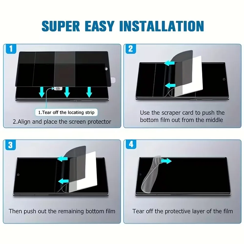 2Pcs Anti-Spy Hydrogel Film For iPhone 17 Pro Max 16 Pro Max 16 Pro Air 15 Pro Max 14 13 12 11 X XR XS Privacy Screen Protectors
2Pcs Anti-Spy Hydrogel Film For iPhone 17 Pro Max 16 Pro Max 16 Pro Air 15 Pro Max 14 13 12 11 X XR XS Privacy Screen Protectors