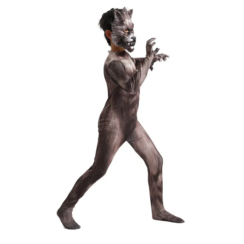 CyWerewolf Cosplay Costume Animal Wolf Costume for Kids Adult Jumpsuit 3D Mask Suit Bodysuit Carnival Birthday Party Clothes
CyWerewolf Cosplay Costume Animal Wolf Costume for Kids Adult Jumpsuit 3D Mask Suit Bodysuit Carnival Birthday Party Clothes